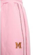 M Missoni Pink  Cotton Joggers With Logo - Pink