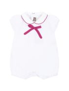 Little Bear White Romper For Baby Girl Little Bear White Romper For Baby Girl - White
