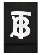 Burberry Monogram Motif Cotton Jersey Baseball Cap Burberry Monogram Motif Cotton Jersey Baseball Cap - Black
