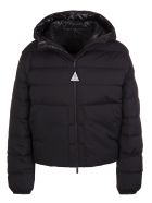 Black Logo-print Moncler Padded Jaket Moncler Black Logo-print Moncler Padded Jaket