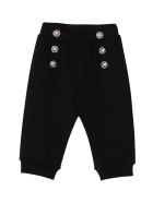 Balmain Pantaloni Neri Neonato Balmain Pantaloni Neri Neonato - Nero