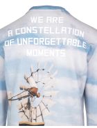 White Man Archibald Sweatshirt Golden Goose White Man Archibald Sweatshirt - White/light blu