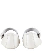 Gallucci Ivory Ballet-flats For Baby Girl Gallucci Ivory Ballet-flats For Baby Girl - Ivory