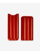 Three Cigars Holder "reyes Del Morro" Larusmiani Three Cigars Holder "reyes Del Morro" - orange