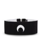 Marine Serre Moon Collar In Balck Stretch Knit Marine Serre Moon Collar In Balck Stretch Knit - Black