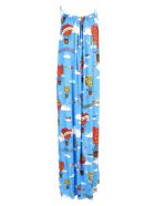 Alessandro Enriquez 'italian Dreams' Viscose Dress Alessandro Enriquez 'italian Dreams' Viscose Dress - Blue