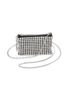 Heiress Rhinestone Nano Pouch T by Alexander Wang Heiress Rhinestone Nano Pouch - White