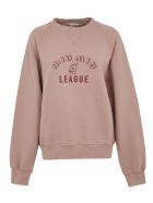 Miu Miu Logo Print Sweatshirt Miu Miu Logo Print Sweatshirt - Pink