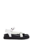 Moncler Flavia White Sandals With Logo Moncler Flavia White Sandals With Logo - White