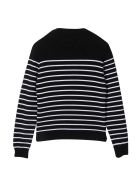 Balmain Unisex Striped Sweater Balmain Unisex Striped Sweater - Nero/bianco