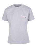 Balenciaga Woman Grey Slim Fit Political Campaign T-shirt Balenciaga Woman Grey Slim Fit Political Campaign T-shirt - Grigio