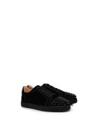 Christian Louboutin Vieira Spikes Sneakers Christian Louboutin Vieira Spikes Sneakers - BLACK