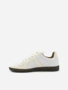 Replica Leather Sneakers With Contrasting Inserts Maison Margiela Replica Leather Sneakers With Contrasting Inserts - T1003