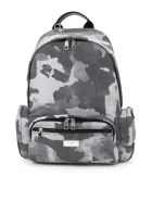 Dolce & Gabbana Reflective Camouflage Nylon Backpack Dolce & Gabbana Reflective Camouflage Nylon Backpack - Bianco/nero