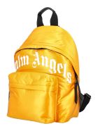 Curved Logo Backpack Palm Angels Curved Logo Backpack - Giallo