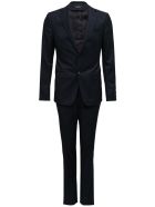 Z Zegna Single Breasted Black Wool Tailored Suit Z Zegna Single Breasted Black Wool Tailored Suit - Black
