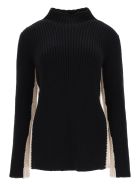 Colville Two-tone Wool Sweater Colville Two-tone Wool Sweater - BLACK CREAM (Black)