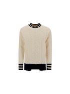 Golden Goose Devon Sweater Golden Goose Devon Sweater - Natural white/blue