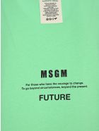 MSGM "fantastic Green" T-shirt MSGM "fantastic Green" T-shirt - GREEN