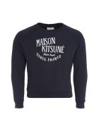 Maison Kitsuné Palais Royal Cotton Sweatshirt Maison Kitsuné Palais Royal Cotton Sweatshirt - blue