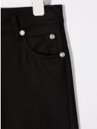 Kids Bermuda In Black Virgin Wool Balmain Kids Bermuda In Black Virgin Wool