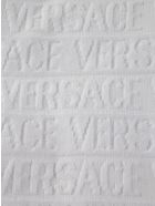 Versace Logo Beach Towel Versace Logo Beach Towel - White