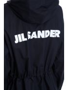 Jil Sander Coat In Blue Cotton Jil Sander Coat In Blue Cotton - BLUE