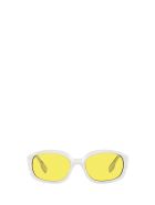 Burberry Eyewear Burberry Be4338 White Sunglasses Burberry Eyewear Burberry Be4338 White Sunglasses - White