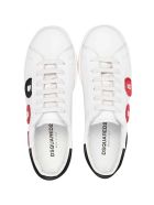 Dsquared2 White Sneakers With Dsquared Kids Applications Dsquared2 White Sneakers With Dsquared Kids Applications - Unica