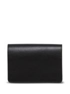 Off-White Black Leather Card Holder With Print Off-White Black Leather Card Holder With Print - Black