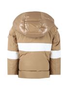 Moncler Beige ''olcay'' Jacket For Boy Moncler Beige ''olcay'' Jacket For Boy - Beige