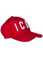 Dsquared2 Icon Baseball Cap Dsquared2 Icon Baseball Cap - Rosso