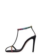 Sebastian Milano Sandals In Multicolor Satin Sebastian Milano Sandals In Multicolor Satin - multicolor