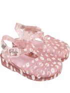 Melissa Pink Sandals For Girl With Daisies Melissa Pink Sandals For Girl With Daisies - Pink