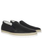 Tod's Pantofola Gomma Rafia Flat Shoes Tod's Pantofola Gomma Rafia Flat Shoes - BLUE