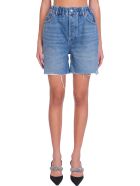 Alexander Wang Shorts In Blue Denim Alexander Wang Shorts In Blue Denim - blue