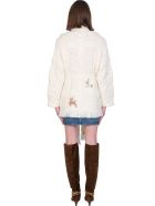 Alanui Cardigan In White Wool Alanui Cardigan In White Wool - Canvas White