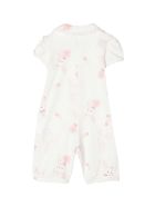 Monnalisa White Onesie Monnalisa White Onesie - Bianco