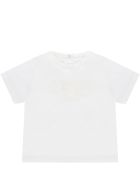 Fendi White T-shirt For Babykids With Logo Fendi White T-shirt For Babykids With Logo - White