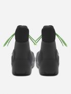 Bottega Veneta Puddle Bomber Boots In Technical Fabric Bottega Veneta Puddle Bomber Boots In Technical Fabric - Black, green