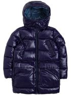Save the Duck Dixon Blue Nylon Ecological Down Jacket Save the Duck Dixon Blue Nylon Ecological Down Jacket - Blu