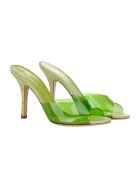 Paris Texas Croc-effect Leather And Pvc Sandals Paris Texas Croc-effect Leather And Pvc Sandals - Verde