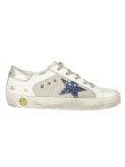 Superstar Net And Leather Upper Glitter Star Mirro Golden Goose Superstar Net And Leather Upper Glitter Star Mirro - 10481
