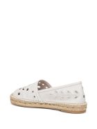 RED Valentino Perforated Espadrilles In White Leather RED Valentino Perforated Espadrilles In White Leather - White