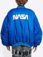 Balenciaga Space Bomber Nasa Blue Balenciaga Space Bomber Nasa Blue - Blu