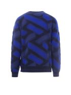 Versace Sweater Versace Sweater - Blu e Nero