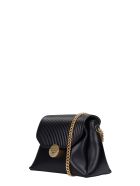 Visone Tati Shoulder Bag In Black Leather Visone Tati Shoulder Bag In Black Leather - black