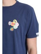 Adamo T-shirt In Blue Cotton Golden Goose Adamo T-shirt In Blue Cotton - BLUE