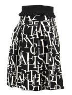 Elisabetta Franchi Knitted Mini Skirt Elisabetta Franchi Knitted Mini Skirt - Black/white