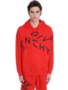 Givenchy Sweatshirt In Red Cotton Givenchy Sweatshirt In Red Cotton - red